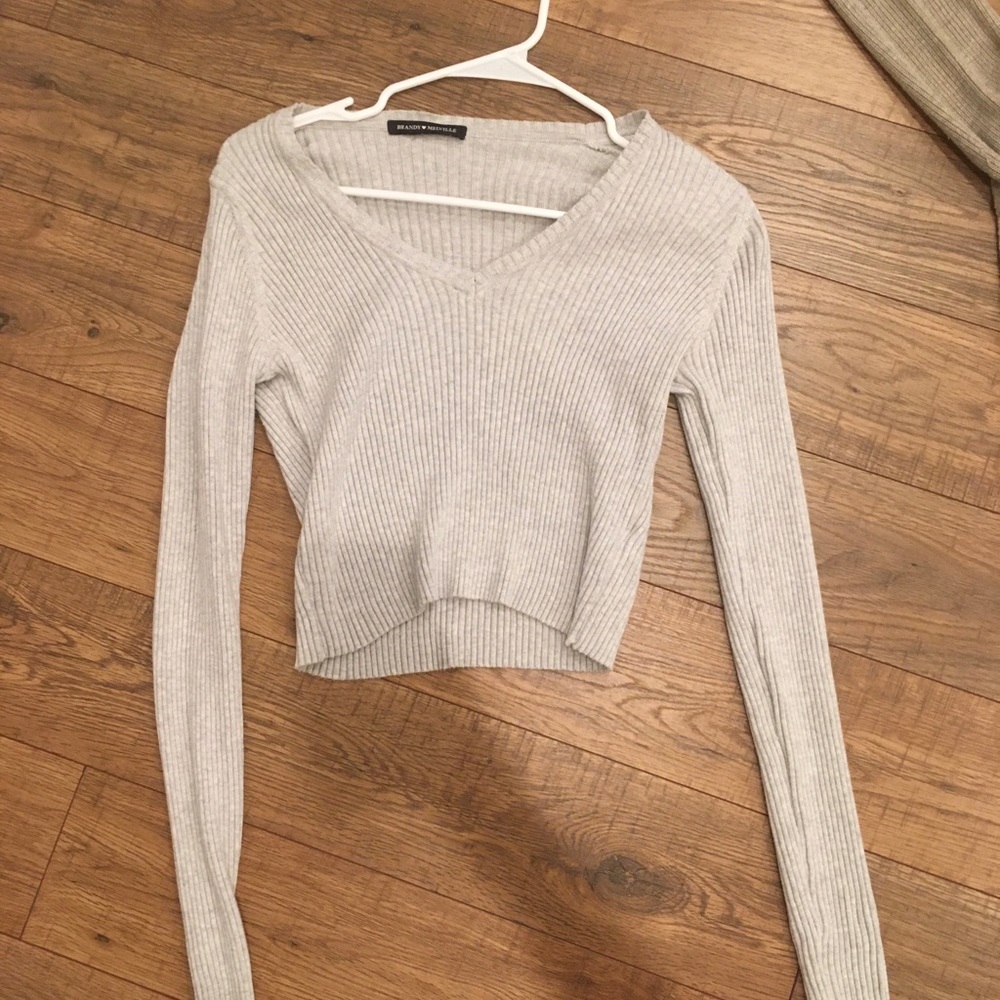 Grey brandy melville sweater